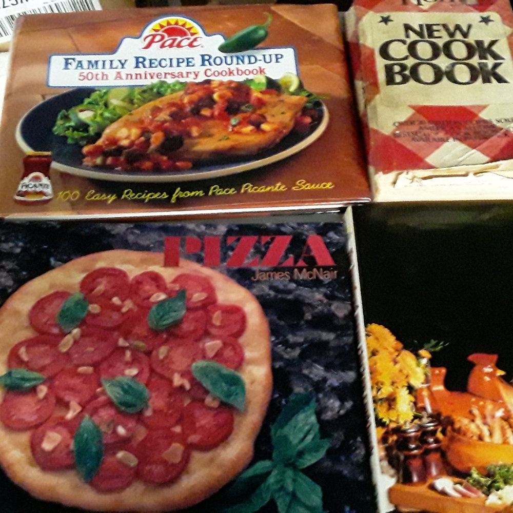 4 cookbooks